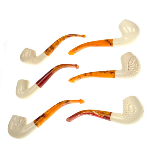 Small Billiard Meerschaum Pipes, $45 Wide Assortment 1 Count