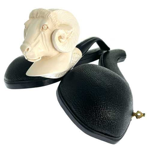 Worthy Baphomet Goat Head Meerschaum Pipe M99031