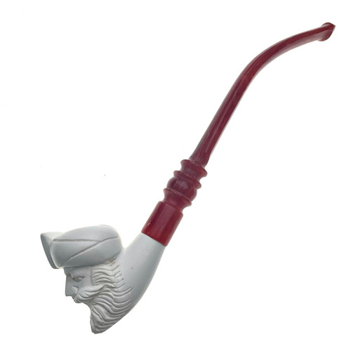 Wise Sultan -Long Stem Meerschaum Churchwarden by Paykoc