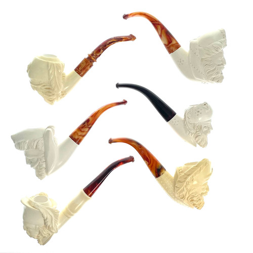 $95 Pirate Meerschaum Pipes, 1 Assorted Piece