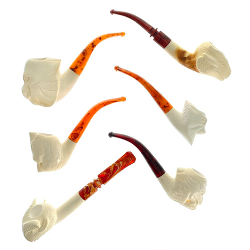 $65 Dragon Meerschaum Pipes, Assorted