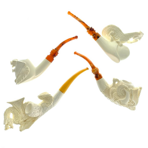 $150 Dragon Meerschaum Pipes, Assorted