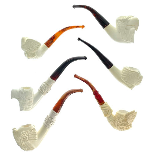 $75 Eagle Meerschaum Pipes, Assorted