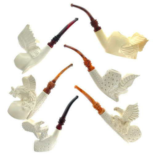 $140 Eagle Meerschaum Pipes, Assorted