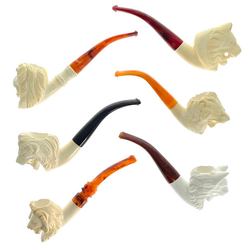 $65 Lion Meerschaum Pipes, Assorted