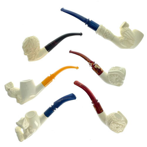 $95 Owl Meerschaum Pipes, Assorted