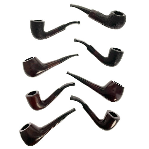 Briar Fisherman Pocket Pipe from Paykoc Italy - 1 Count Assort