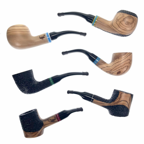 Olive Wood Tobacco Pipe Paykoc 1 Count Assorted Shapes and Finishes
