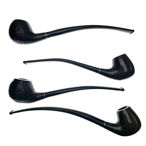 Long Italian Briar Pipe 1 Count Assorted