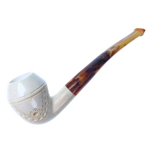 Meerschaum Speckled Bulldog w/ Chocolate Orange Stem