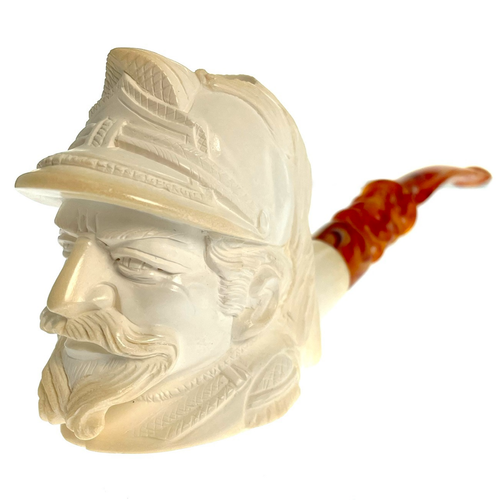 Meerschaum Proud War General Tobacco Pipe Full Bend By Paykoc M99050