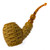 Large Full Bend IV Basket Weave Meerschaum Pipe with Caramel Finish by Paykoc