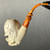 Death by Dragonfire Dragon and Skull by Master Carver Baglan Meerschaum Pipe Paykoc