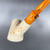 Master Carver Mutlu: Supreme Basket w/Floral Bottom Meerschaum Pipe by Paykoc M98009