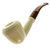 Blurred Lines Wood Grain Stem Bulldog Meerschaum Pipe With Smooth Finish 1/4 Bend By Paykoc M02220