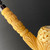 Horseshoe Insignia with Feather Detail Mesut Signature Heavy Beeswax Meerschaum Pipe by Paykoc 9.25"