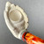 War Bonnet Wisdom Native American Meerschaum Pipe by Master Carver Cevher 6" Paykoc Imports