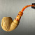 Epic Capricorn Goat Horn Crest with Caramel Finish by Master Carver Baglan Meerschaum Pipe Paykoc
