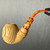 Epic Capricorn Goat Horn Crest with Caramel Finish by Master Carver Baglan Meerschaum Pipe Paykoc