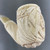 Masonic Scroll Work Slight Bend Poker Meerschaum Tobacco Pipe By Paykoc M06001