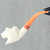 Medium Meerschaum Wolf 1/4 Bend Tobacco Pipe by Paykoc M01603