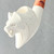 Medium Meerschaum Wolf 1/4 Bend Tobacco Pipe by Paykoc M01603