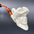 The Malevolent Medusa 1/4 Bend Meerschaum Pipe, M74032