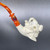 The Malevolent Medusa 1/4 Bend Meerschaum Pipe, M74032