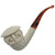 "The Corinthian" Teardrop Lattice Bowl Topkopi Calabash Meerschaum  Pipe by Paykoc M02328