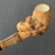 Antique Wild Cat Hunt Meerschaum Segment Churchwarden Pipe 7"