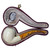Smooth Finish Apple w/Simplistic Leafy Bottom Bowl Meerschaum Pipe By Paykoc M02012