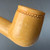 Perfectly Smooth Straight Chimney Meerschaum Pipe with Caramel Finish by Paykoc