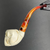 Meerschaum Pocket Claw Clutching Skull Pipe Full Bend By Paykoc M11019