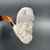 Meerschaum Medium Pirate With Rustic Cap 3/4 Bent Tobacco Pipe by Paykoc M15001 Meerschaum Medium Pirate With Rustic Cap 3/4 Bent Tobacco Pipe by Paykoc M15001