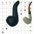 Meerschaum Billiard Lattice Teardrop Finish Full Bend w/Metal band Stem Pipe By Paykoc M02160(L)