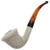 Floral Doily Lattice Finish Calabash Meerschaum Tobacco Pipe By Paykoc M02322
