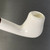 Meerschaum Smooth Finish Pear Pipe w/Bowl Accents 1/2 Bend By Paykoc M03205