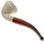 Meerschaum Teardrop Finish Bulldog Pipe With Lattice Shank, By Paykoc M02233