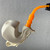 Elegant Curved Lines by A. Cevik Signature Meerschaum Pipe by Paykoc 7"