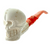 Decorative Skeleton Head Segmented Stem Meerschaum Churchwarden by Paykoc