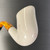 Meerschaum Smooth Finish Freehand "Pitcher of Water" Tobacco Pipe 1/2 Bend By Paykoc M02755