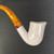 Meerschaum Smooth Finish Freehand "Pitcher of Water" Tobacco Pipe 1/2 Bend By Paykoc M02755