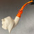 American Pitbull Dog Bust IV Meerschaum Tobacco Pipe by Paykoc