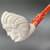 Native American Chief with Headdress 8" Meerschaum Churchwarden Pipe