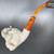 Buffalo Bison Baglan Master Carver Meerschaum Pipe2022