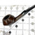 Dark Brown Bullcap La Scala Briar Pipe _5000-12