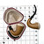 Mahogany Calabash With Meerschaum Bowl Pipe By Paykoc M03603 Like Sherlock Holmes