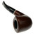 Dark Brown Billiard 1/4 Bend Briar Pipe by Paykoc