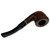 Dark Brown Billiard 1/4 Bend Briar Pipe by Paykoc