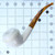 Mr. Bulldog Bowl Sky Gold Swirly Stem - Arasta Premium Meerschaum Pipe by Paykoc, M80006